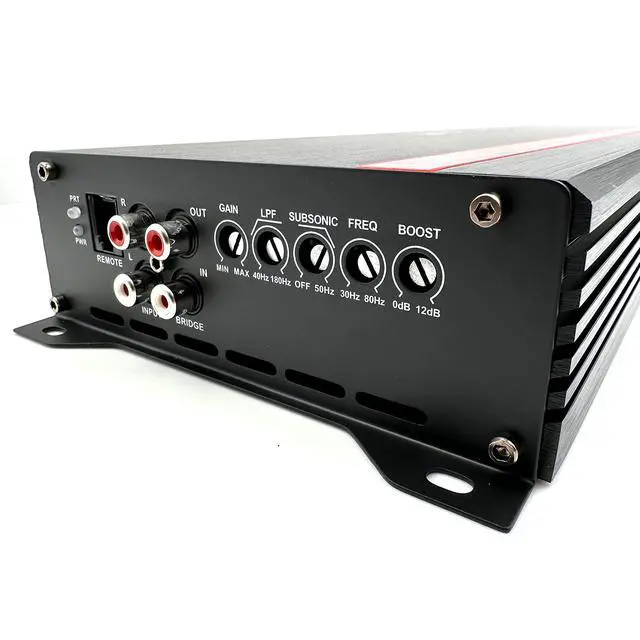 Alt view image 3 of 5 - Warzone Series Car Amplifiers - True RMS Power Class D Amps, 1/2/4 Ohm Stable, Multi-Channel and Monoblock Options, Remote Sub Control (2200W / Monoblock)