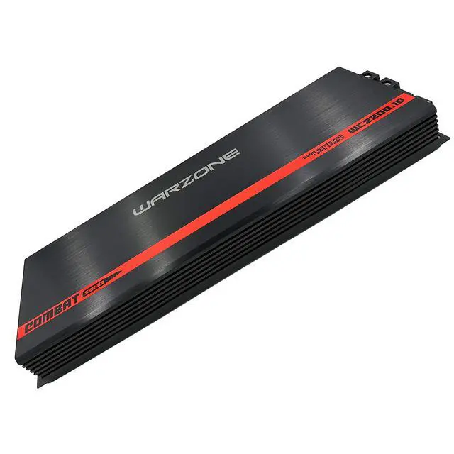 Alt view image 2 of 5 - Warzone Series Car Amplifiers - True RMS Power Class D Amps, 1/2/4 Ohm Stable, Multi-Channel and Monoblock Options, Remote Sub Control (2200W / Monoblock)