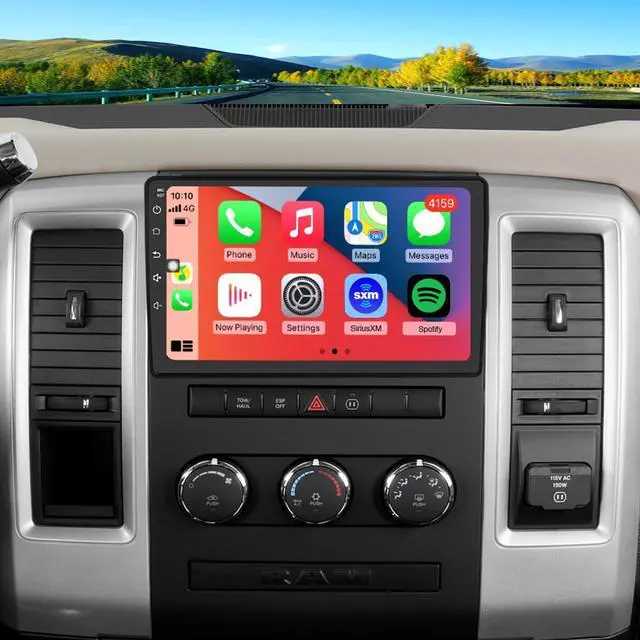 Main image of for Dodge RAM 1500 2500 3500 Radio Upgrade 2009 2010 2011 2012,Android Stereo Replacement,QLED Touch Screen,8core CPU,Wireless carplay Android Auto,Free Camera