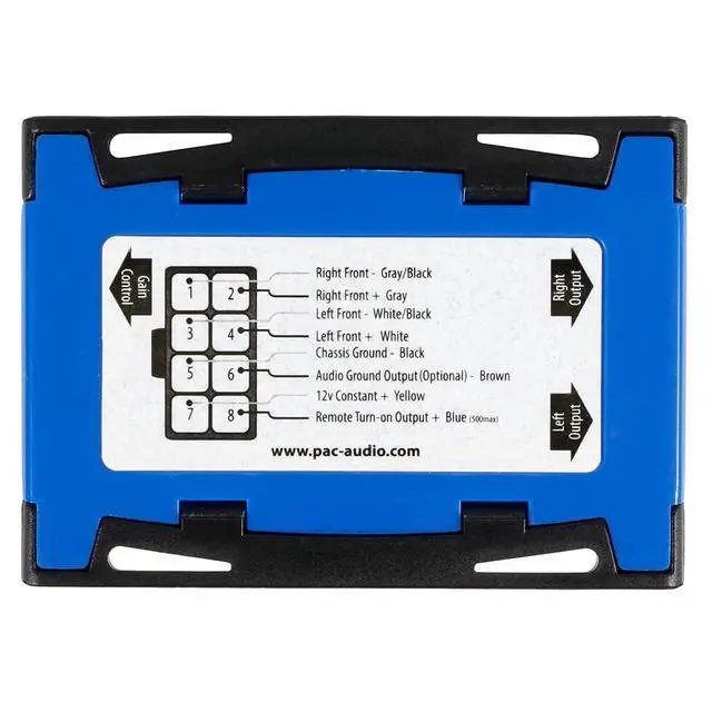 Alt view image 5 of 7 - LP7-2 L.O.C. PRO Series 2-Channel Line Output Converter with Remote Turn On 4in. x 8in. x 1in
