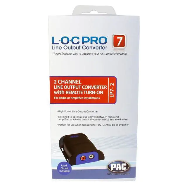 Alt view image 6 of 7 - LP7-2 L.O.C. PRO Series 2-Channel Line Output Converter with Remote Turn On 4in. x 8in. x 1in