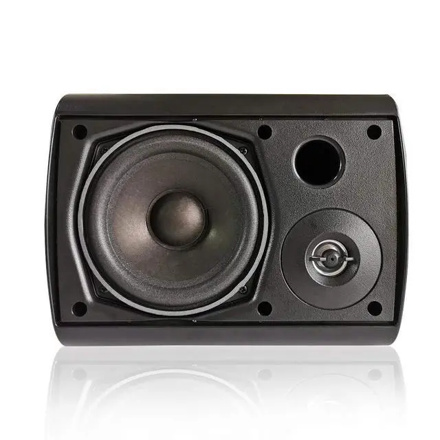 Alt view image 6 of 7 - 5.25 Inch Indoor Outdoor Bluetooth Speakers Patio Waterproof Wired Wall Mount System 300 Watts (Black)