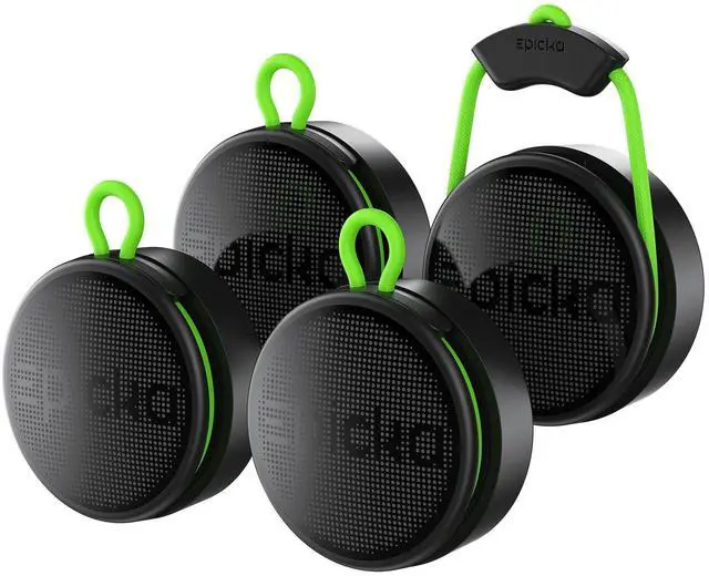 Main image of Tracker Tags with Adjustable Strap, 2-Year Battery, 4 Pack, Black | Works with Apple Find My (iOS Only), IP67 Waterproof, NFC-Enabled Item Finder for Keys, Luggage, Bikes, and Pets