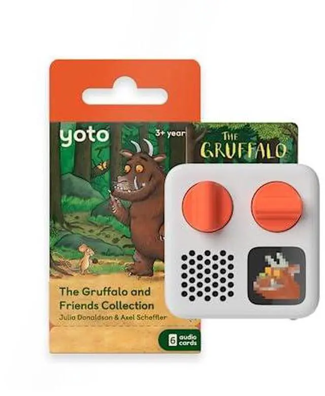 Main image of Mini (2024 Ed.) Kids Audio Player + Gruffalo & Friends Bundle, Ages 3+ | Kids audio player with Julia Donaldson stories | screen-free storytelling toy | mp3 player | gift ages 3+ | screen free toy