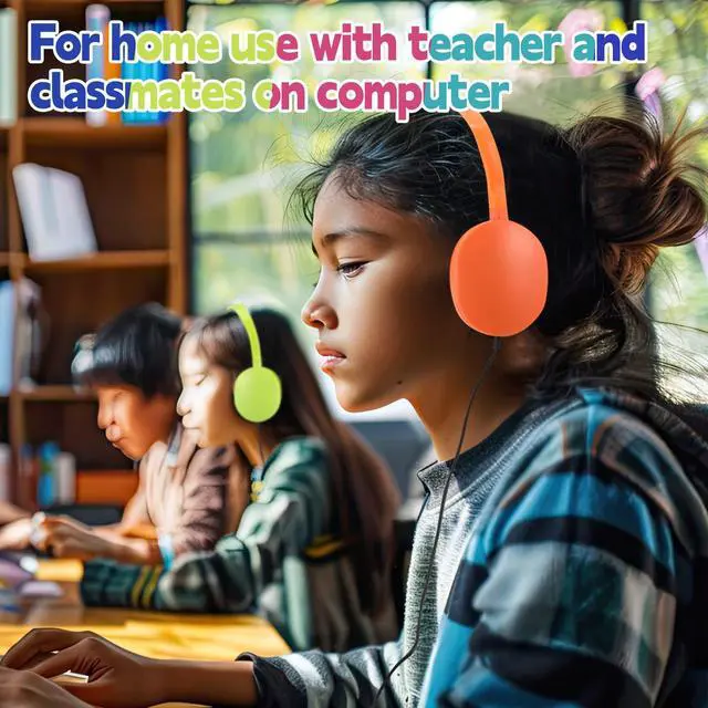 Alt view image 6 of 7 - 18 Pack Class Set Headphones for Students Bulk Headphones for Classroom School Adjustable 3.5mm Wired Earphones Classroom Must Haves Teacher Supplies(Mixed Colors)