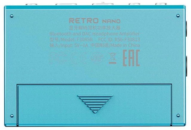 Alt view image 2 of 7 - /Snowsky Retro Nano Bluetooth USB DAC AMP with LDAC, aptX Adaptive, aptX LL (3.5mm Unbalanced & 4.4mm Balanced Output) (Blue)
