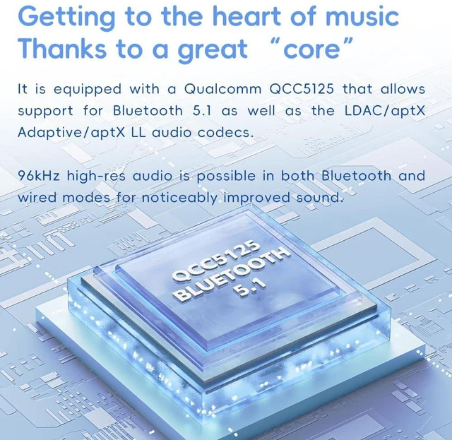 Alt view image 4 of 7 - /Snowsky Retro Nano Bluetooth USB DAC AMP with LDAC, aptX Adaptive, aptX LL (3.5mm Unbalanced & 4.4mm Balanced Output) (Blue)