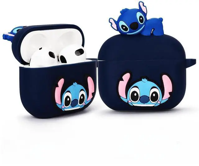 Main image of 3D Cute Silicone Cartoon Case for Apple Airpods 4 | Protective Cover, Compatible with AirPods 4th Generation, For Girls Boys, The Best Gift