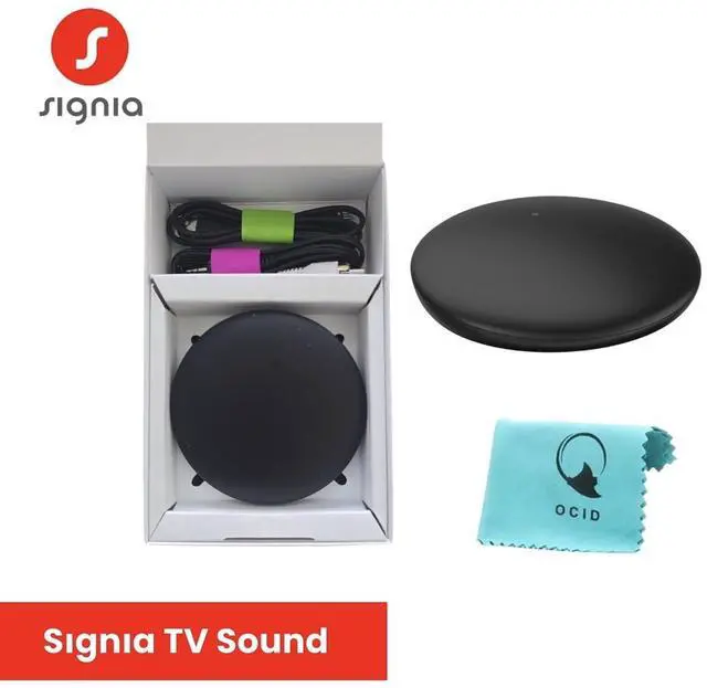 Alt view image 4 of 7 - Signia TV Sound Bluetooth Transmitter Direct Streaming for Hearing Aids | Compatible with Rexton, Miracle-Ear, Signia & Connexx Devices