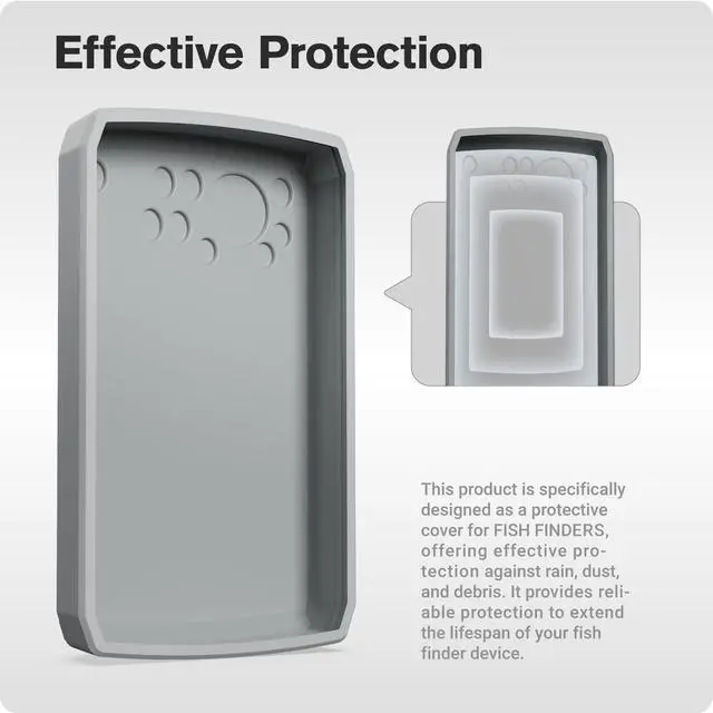 Alt view image 3 of 7 - Cover Rubber Compatible with Humminbird Helix 5 Series