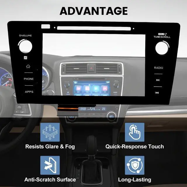 Alt view image 4 of 6 - 8" Touch Screen Digitizer (Phone) fits 2018 2019 Subaru Outback Legacy | LCD Display Touch Screen