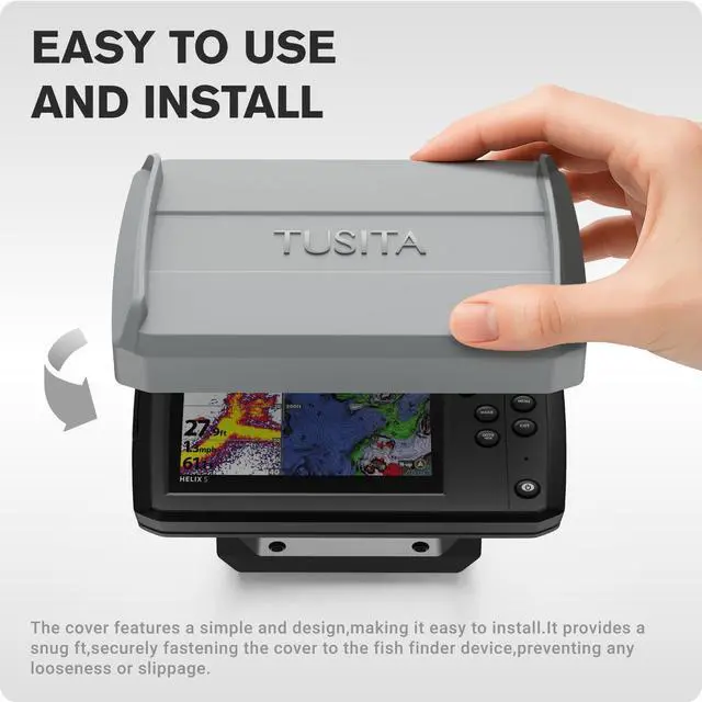 Alt view image 4 of 7 - Cover Rubber Compatible with Humminbird Helix 5 Series