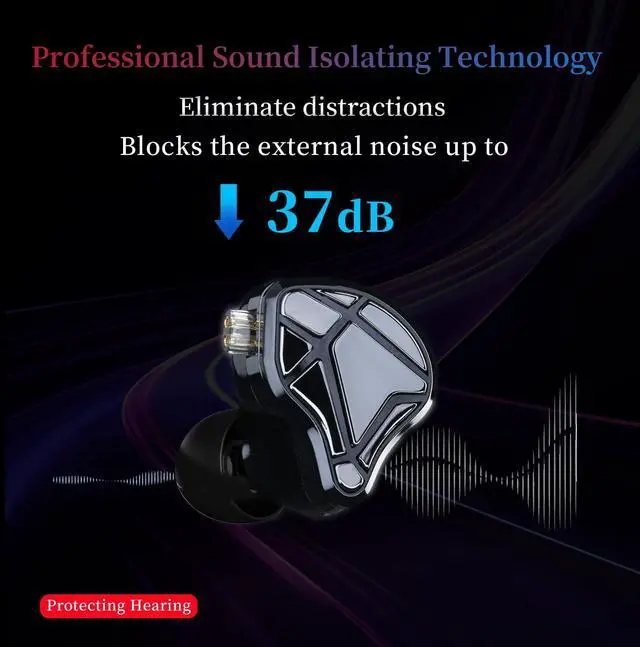 Alt view image 4 of 7 - Axas USB C DSP Gaming Earbuds with Mic for FPS Gamers | HiFi IEM, 360 spatial sound, noise isolation, low profile fit, USB C to A extension cable, for smartphone/tablet