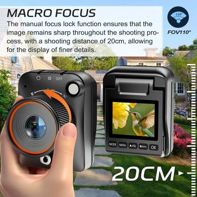 Alt view image 4 of 6 - Time Lapse Camera WiFi Construction Outdoor 4k Timelapse Camera | Captures Plant Growth,City Traffic,Gifts Idea,Nature,Weather Records,110°Angle View,6 Months Battery Life,Include 32 TF Card