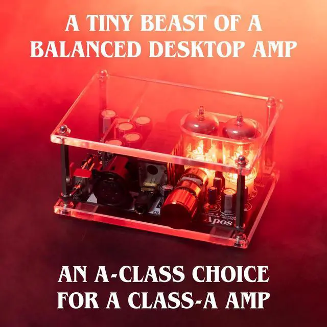 Alt view image 3 of 7 - Gremlin Headphone Amp Headphone Tube Amplifier,Class A Balanced Tube Amp,Replaceable Tubes 12au7,6922/XLR,4.4mm Balanced Interface.Amp for HiFi Desktop Speakers,Loved By Audio Enthusiasts