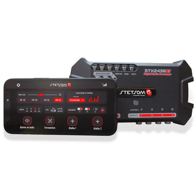 Alt view image 2 of 7 - STX 2436 Bluetooth DSP PRO - Digital Signal Processor, DSP PRO, Equalizer, Exclusive APP, Band Graphic, High Precision Crossover, Filters, Voltmeter, Limiter, Digital Audio Processor