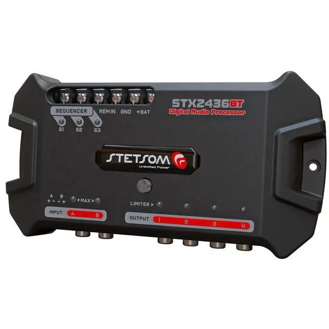 Alt view image 3 of 7 - STX 2436 Bluetooth DSP PRO - Digital Signal Processor, DSP PRO, Equalizer, Exclusive APP, Band Graphic, High Precision Crossover, Filters, Voltmeter, Limiter, Digital Audio Processor