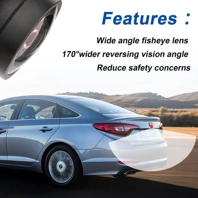 Alt view image 3 of 6 - Backup Camera Compatible with 2015 2016 2017 Hyundai Sonata OE# 95760-E6201 | Rear Parking Assist Camera