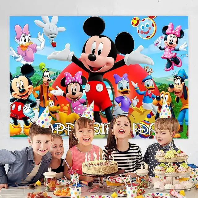 Alt view image 2 of 3 - Wall Decor Backdrop for Birthday Decorations Birthday Banner for Kids Party Supplies (5x3ft)