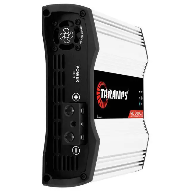 Alt view image 2 of 7 - Taramps MD 3000.1 2-Ohm Car Amplifier, 3000W RMS Full Range Digital Monoblock Class D MOSFET, Crossover, Bass Boost, LED Indicator