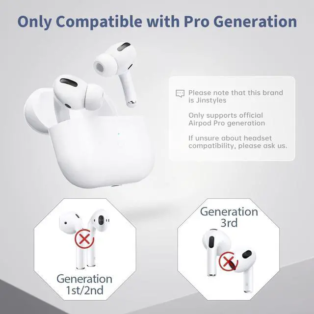 Alt view image 6 of 7 - Charing Case Compatible for AirPods Pro, Wireless Charging Case Replacement for AirPod Pro 1st/ 2nd Generation Charger Case (No Earbuds) (Lightning)
