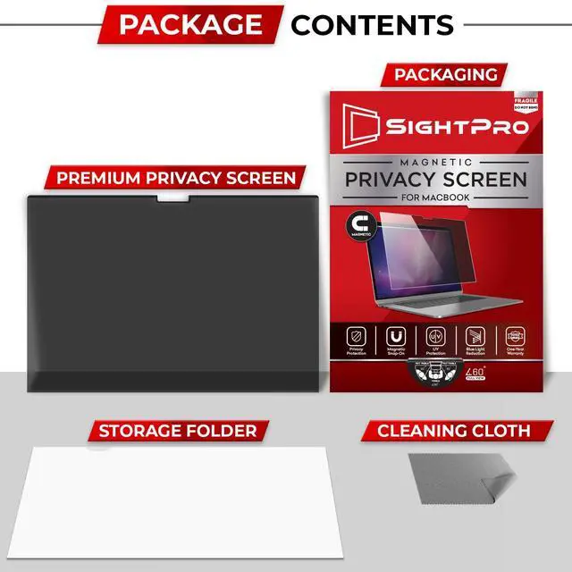 Alt view image 5 of 7 - Magnetic Privacy Screen for MacBook Neo 13 Inch (2026, A18 Pro) Patented Removable Laptop Privacy Filter Shield and Protector