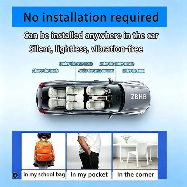 Alt view image 2 of 7 - 2 Pack GPS Tracker for Vehicles,Hidden Vehicle Locator,No Monthly Fee | Tracker Device for Vehicles,Car GPS Tracker | iOS Only | Magnetic | No SIM Card | Waterproof | Use with Find My