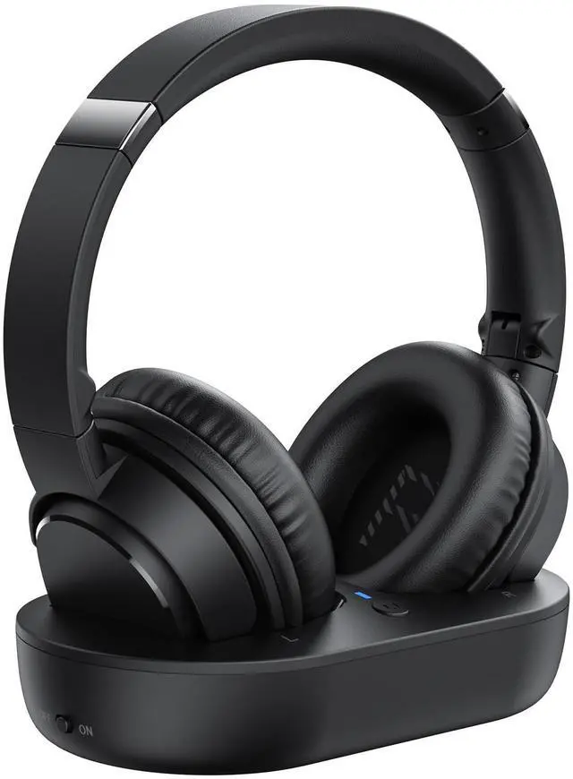Main image of Wireless Headphones for TV, TV Headphones Wireless for Seniors, Bluetooth 5.2 Headphones fot TV with Transmitter Charging Dock, 65H Playtime, Low Latency, Easy Plug & Play for Elderly & Parents