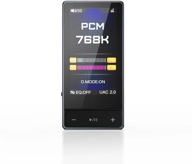 Main image of QX13 Portable DAC Amp, ES9027PRO 8-Ch DAC, 900mW×2, XMOS 16-Core, 10-Band EQ, Carbon Fiber Body, Color Display (Black)