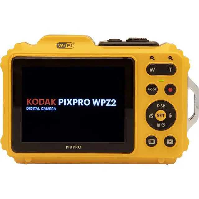 Alt view image 6 of 6 - Kodak PIXPRO WPZ2 Rugged Waterproof Digital Camera Bundle with Black Point & Shoot Case + 32GB microSDHC Card (Yellow) Bundle (3 Items)