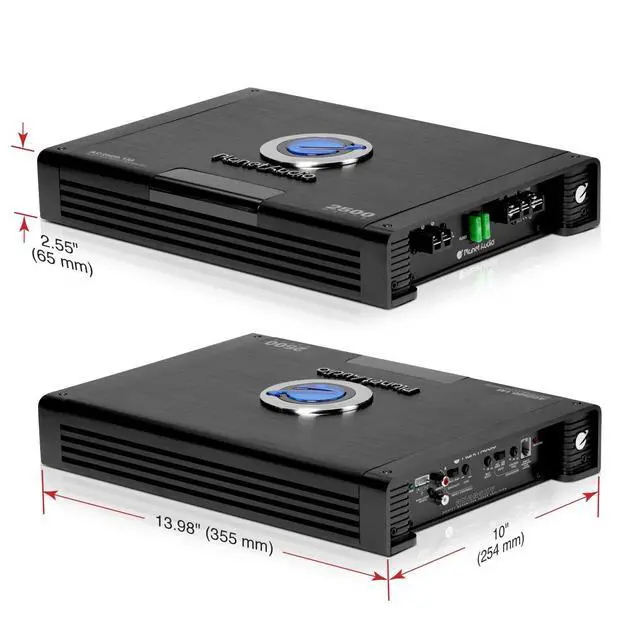Alt view image 4 of 7 - AC2500.1M Monoblock Car Amplifier, 2500 Watts, 2/4 Ohm Stable
