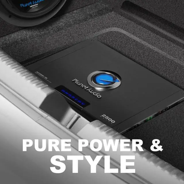 Alt view image 6 of 7 - AC2500.1M Monoblock Car Amplifier, 2500 Watts, 2/4 Ohm Stable