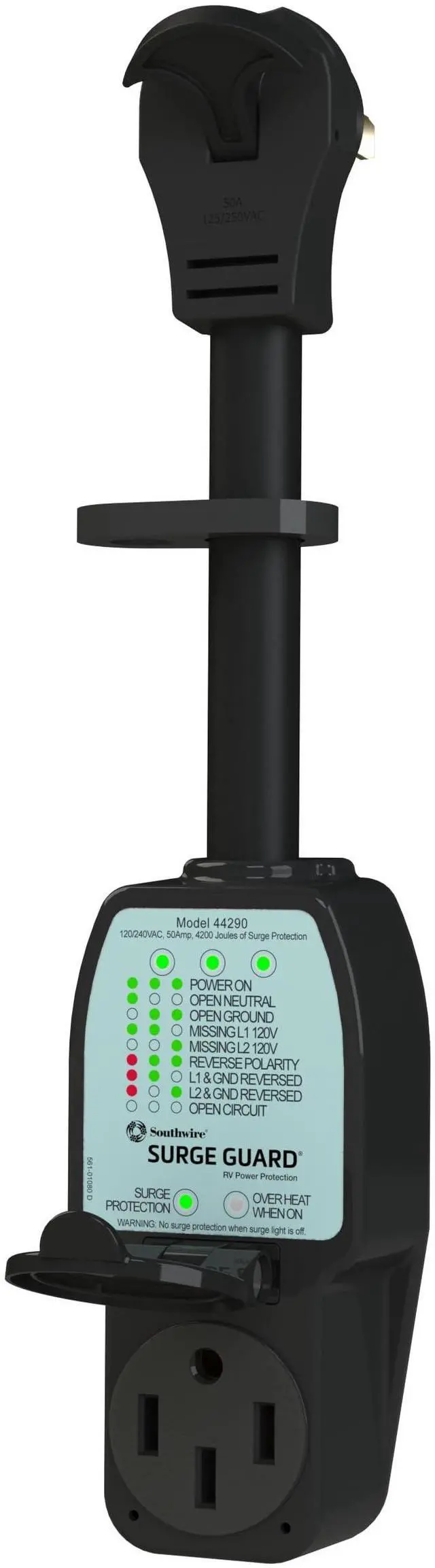 Main image of Surge Guard 44290 Portable Surge Protector - 120/240V, 50A