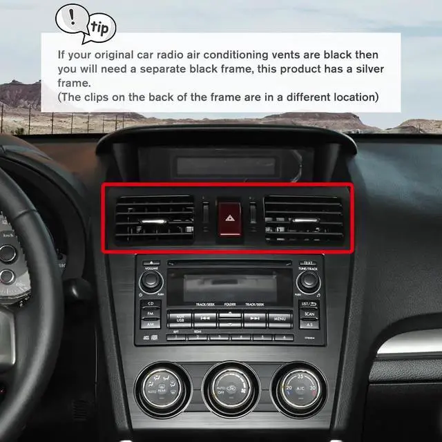 Alt view image 3 of 7 - Car Radio for Subaru Forester 2015-2018 Suitable for Factory Sound System