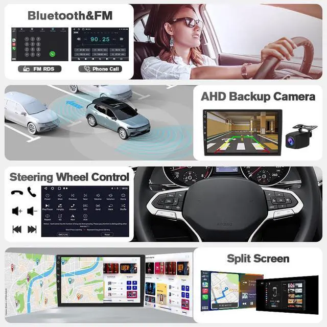 Alt view image 5 of 7 - Car Radio for Subaru Forester 2015-2018 Suitable for Factory Sound System
