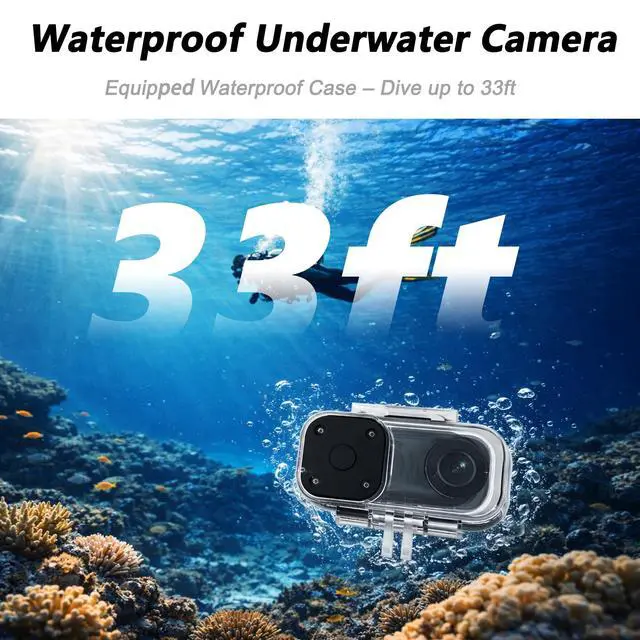 Alt view image 6 of 7 - 4K Mini Body Camera 128GB Wearable Camera with Stabilization | Capture hands-free POV videos with 6-axis stabilization, magnetic mount for cycling, travel and outdoor adventures