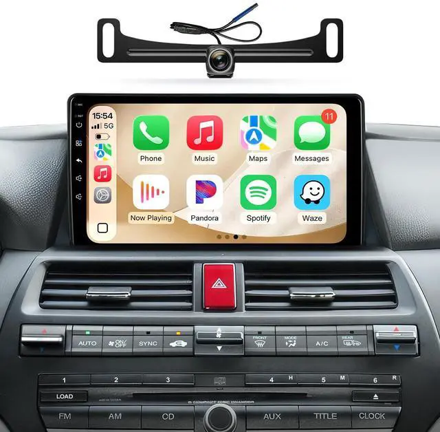 Main image of Car Radio Stereo for Honda Accord 2008-2013, Wireless CarPlay Android Auto | 10.2-inch IPS HD touchscreen, Linux operating system, Bluetooth FM AM SWC, plug-and-play, 1080P backup camera