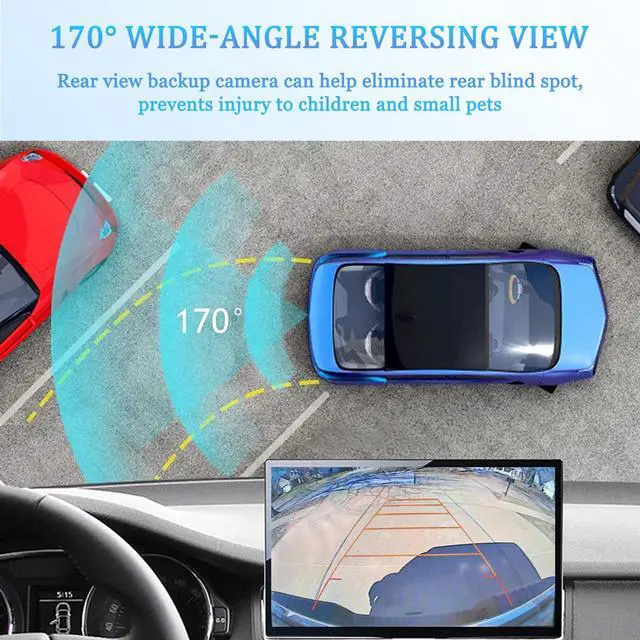 Alt view image 2 of 6 - Backup Camera fit for 2016-2019 Chevy Silverado/GMC Sierra 1500 2500 3500 | Rear View Reverse Camera Power Tailgate Camera Replacement 84062896, 590-111, 23363727, 84032513, PAC100, GM1960102