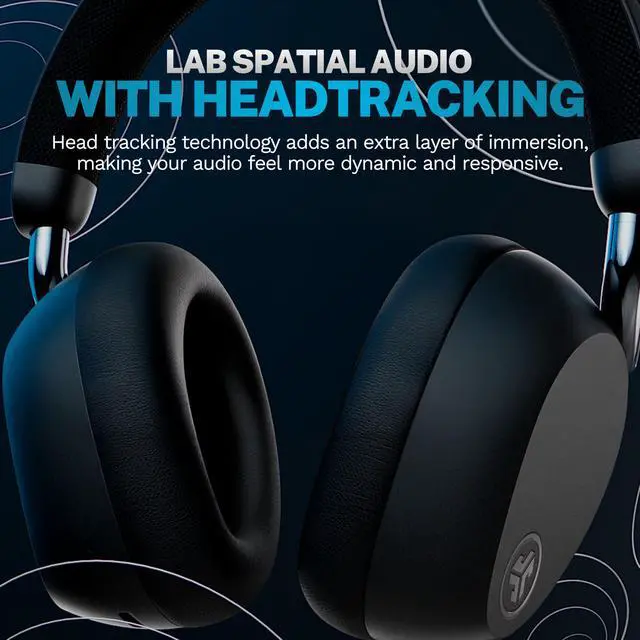Alt view image 5 of 7 - Epic Lux Lab Edition, Wireless Over Ear Headphones, Active Noise Cancelling, Hi-Res Audio, Graphite