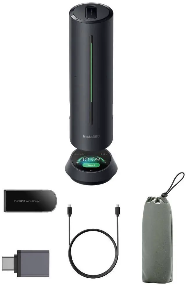 Main image of Wave AI Conference Speakerphone with Bluetooth, Noise-Canceling Mics, Beamforming, Zoom Certified, AI Transcription & Summary, 32GB Storage for Meetings, Podcasts, Home office and Livestreams