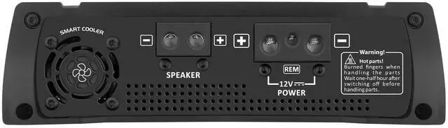 Alt view image 4 of 7 - Taramps HD 3000 1 Ohm Black RGB 1 Channel Amplifier 3000 Watts RMS Digital, 108 RGB Effects, Crossover, Low/High Pass, Bass Boost, Car Audio System, Monoblock Full Range, LED Monitor Indicator, HD 3k
