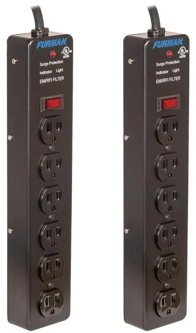 Main image of Furman Pro Plug 6-Outlet Power Strip with Surge Protection (Pair)