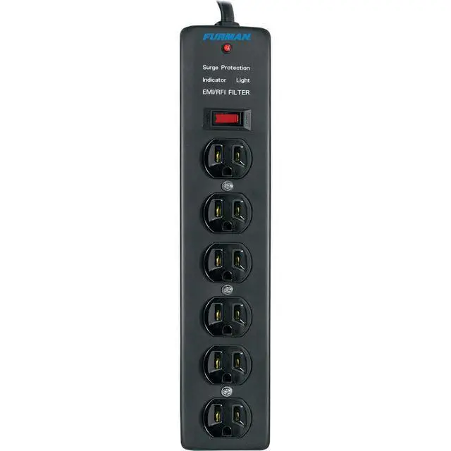 Alt view image 3 of 5 - Furman Pro Plug 6-Outlet Power Strip with Surge Protection (Pair)