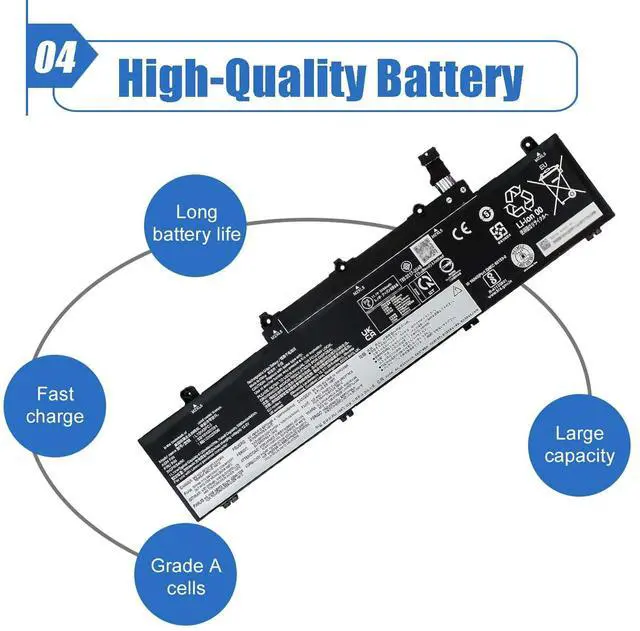 Alt view image 5 of 6 - 45Wh L19M3PD5 Laptop Battery Replacement for Lenovo Lenovo ThinkPad 2022 E15 E14 4th Gen 2021 E15 E14 3rd GEN Series L19C3PD5 SB10X02591 5B10X02606 L19D3PD5 L19L3PD5
