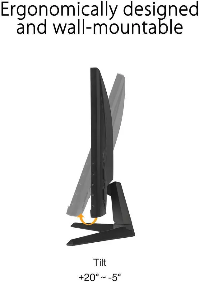 Alt view image 5 of 7 - TUF Gaming 27 1080P Monitor (VG279Q3A) Full HD, 180Hz, 1ms, Fast IPS, Extreme Low Motion Blur Sync, FreeSync Premium, G-SYNC Compatible, Variable Overdrive, 99% sRGB, DisplayPort, HDMI