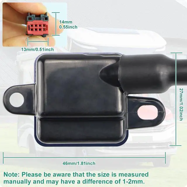 Alt view image 2 of 6 - 56054058AH Rear View Backup Camera Compatible with 2011-2014 Dodge Charger Chrysler 300 - Reversing Park Assist Cam Replacement for OE# 56054058AD, 56054058AE, 56054058AF