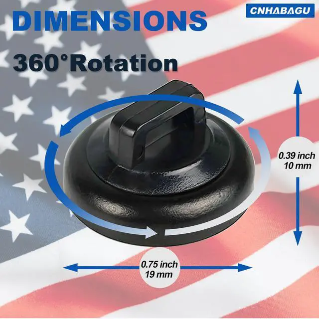 Alt view image 5 of 7 - Magnetic Cable Zip Tie Mounts Clips Multipurpose Zip Ties Mount Base Holder Black Wire Cable Holder Mount Wire Clips Management for Home Office Marine Electrical Wiring (Black, 20 Piece)