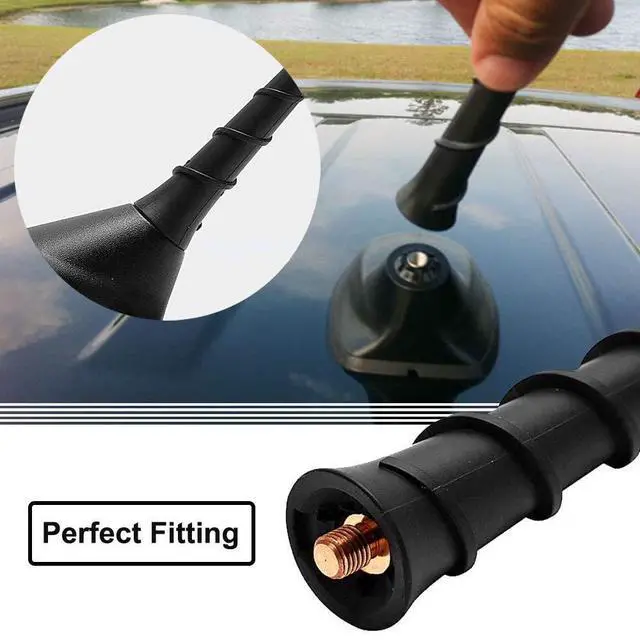 Alt view image 4 of 7 - 3.2 Inch Antenna for 2011-2025 Jeep Cherokee Grand Cherokee | Compass Renegade, Dodge Journey Avenger Durango Dart Chrysler 200, Fiat 500, Car Roof Antenna, 68297936AA 5091100AA 5091100AB