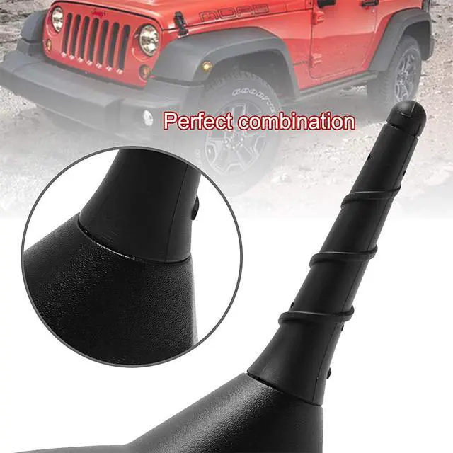 Alt view image 7 of 7 - 3.2 Inch Antenna for 2011-2025 Jeep Cherokee Grand Cherokee | Compass Renegade, Dodge Journey Avenger Durango Dart Chrysler 200, Fiat 500, Car Roof Antenna, 68297936AA 5091100AA 5091100AB