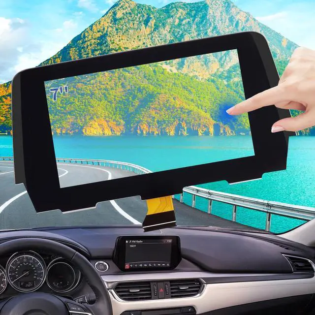 Main image of Touch Screen Digitizer Replacement for Mazda 6 GRT7611J0 50-Pin 2017 2018 2019 Radio Screen, OEM Upgraded Ultra-Sensitive High-Definition Touchscreen fit Mazda 6 Display Navigation System